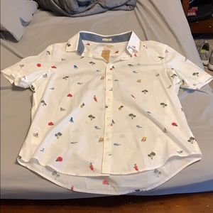 Penguin Button Up Brand New